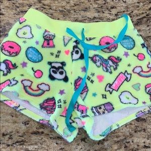 Girls PJ shorts size 8 Justice
